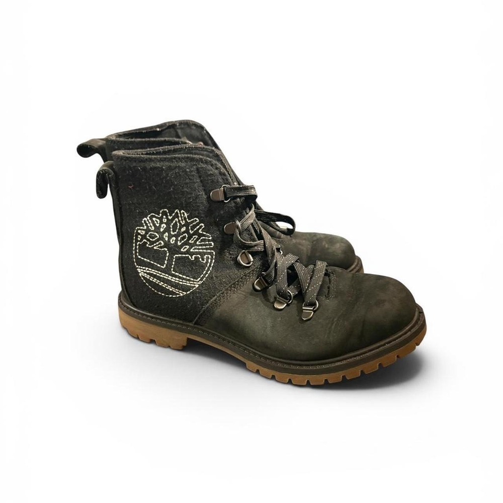 Timberland Courmayeur Valley Hiker Boots Gray Wool Nubuck A27FN Womens 7